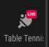 table tennis icon on Parimatch website